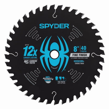 8" 40-Tooth Fine Finish Saw Blade for Wood