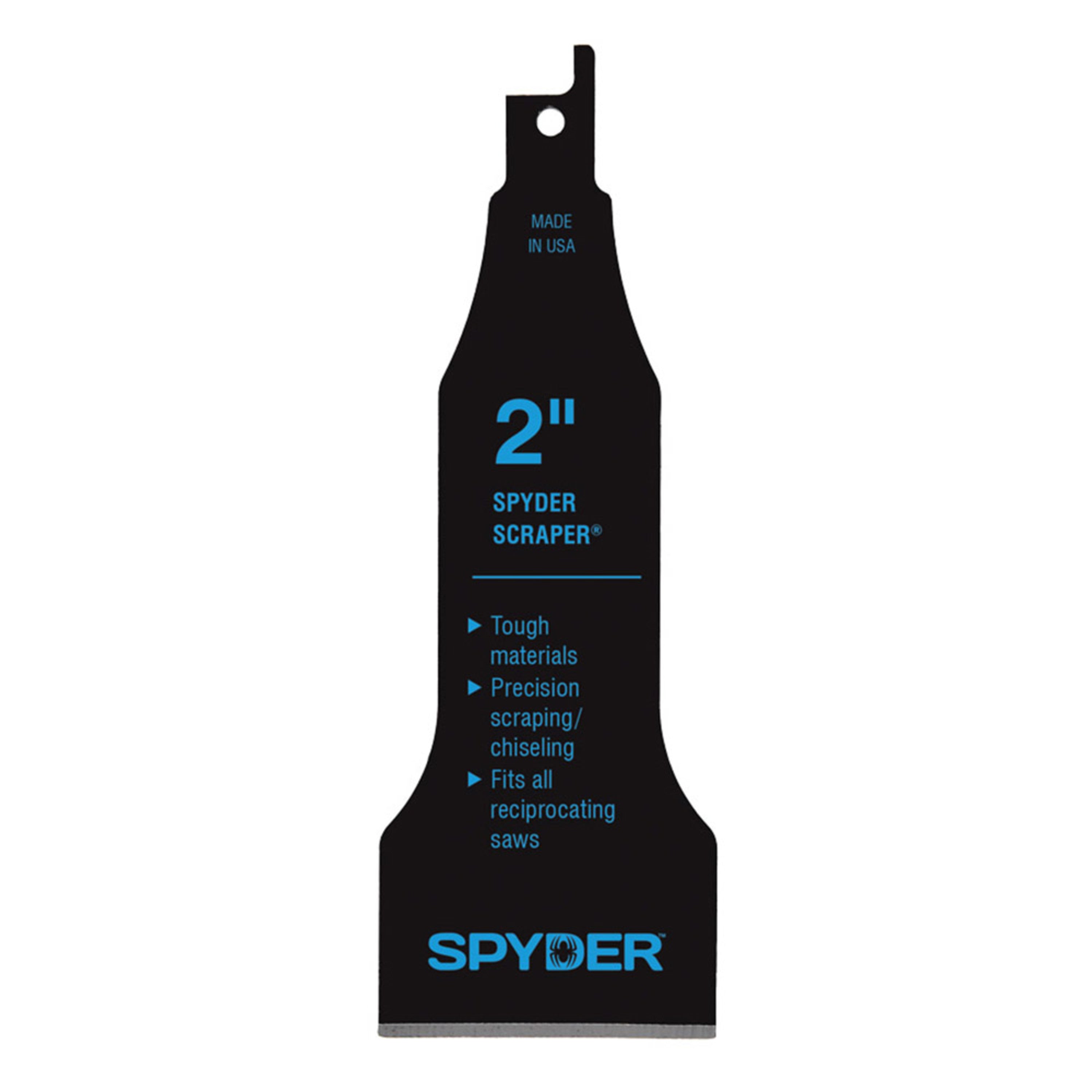 2" Scraper Blade Attachment for Reciprocating Saws Spyder Scraper™