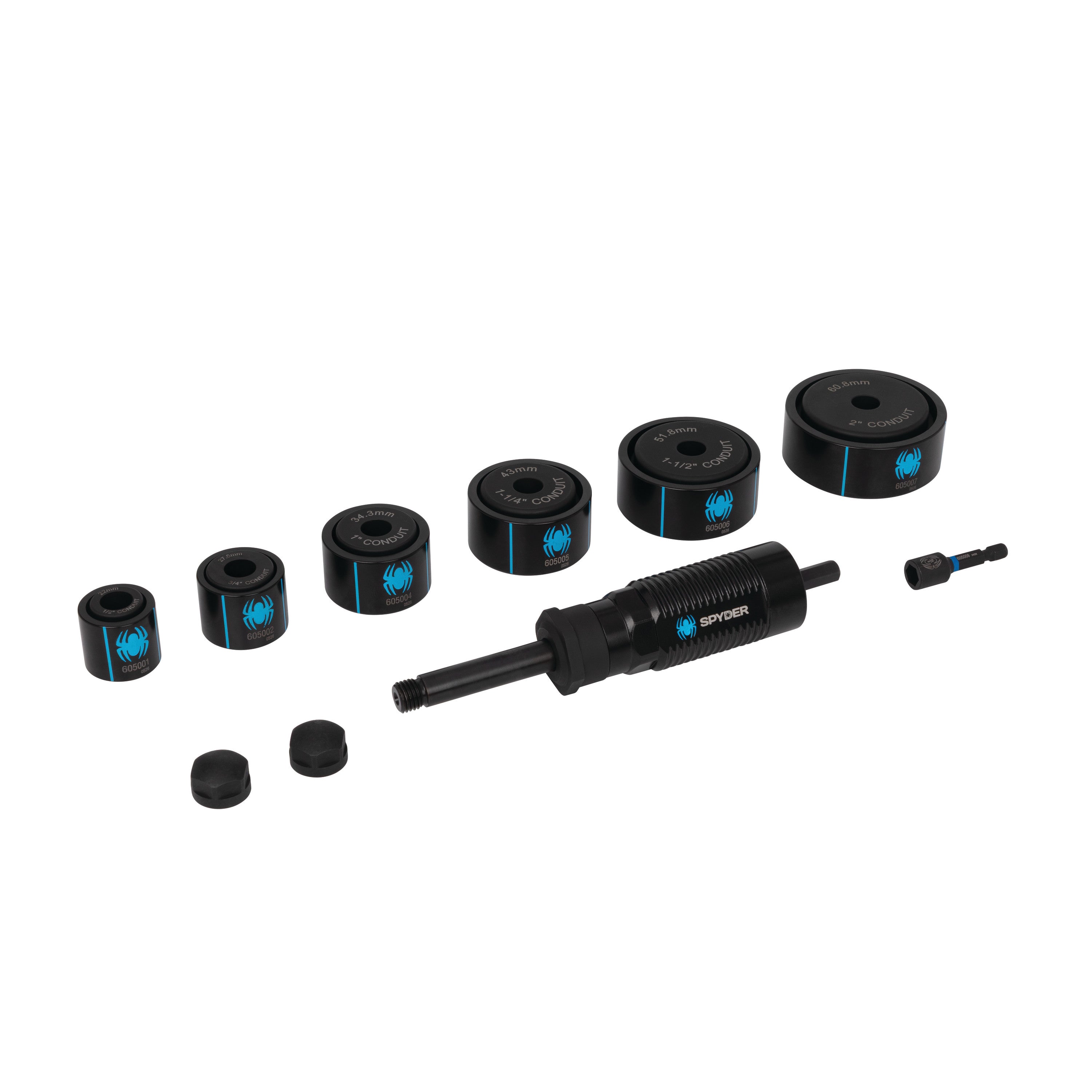 10-Piece Electrician's Knockout Punch Die Set – Spyder
