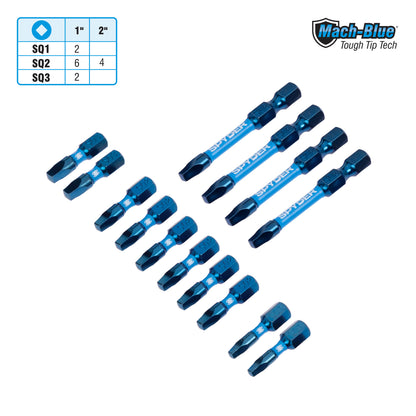 80-Piece Impact Driver Bit Set Mach-Blue®
