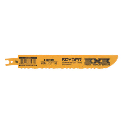 Double-Sided 8" Extreme Metal Wood/Metal Cutting 10/14-TPI Reciprocating Saw Blade 3X3™