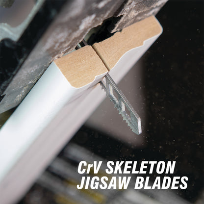 Skeleton 10-TPI T-Shank CRV Jig Saw Blades (2-Pack) Skeleton™