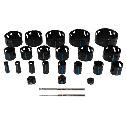25-Piece Bi-Metal Master Hole Saw Kit Rapid Core Eject® Bi-Metal