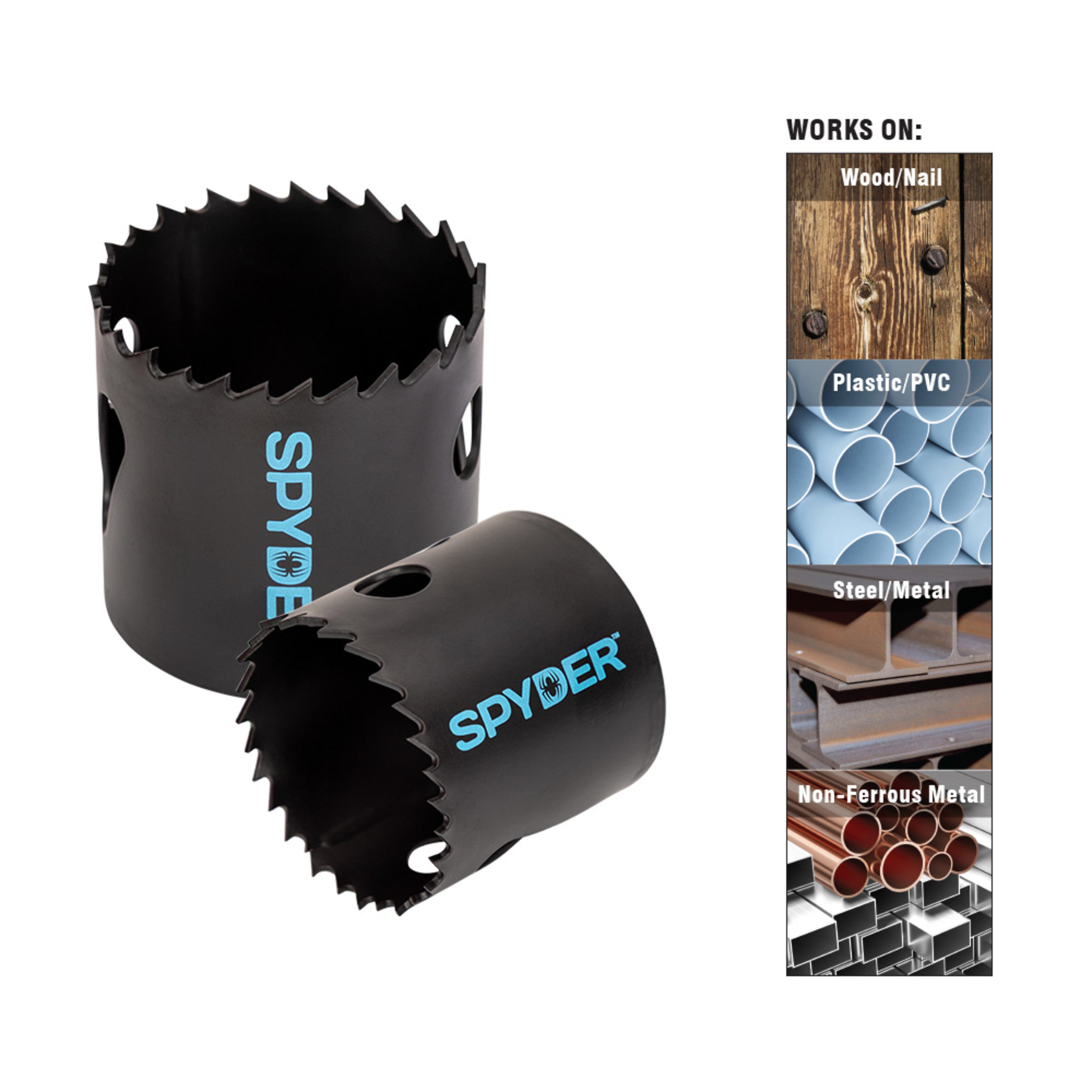 18-Piece Tungsten Carbide Tipped (TCT) Hole Saw Kit Rapid Core Eject™