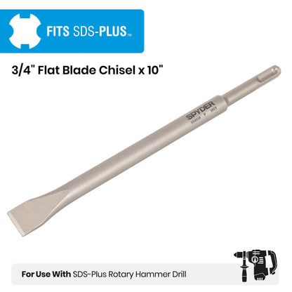 3/4" x 10" SDS-Plus Flat Chisel Bit