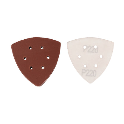 3-5/8" 220-Grit Aluminum Oxide Triangle Detail Sanding Sheets (10-Pack) Sanding