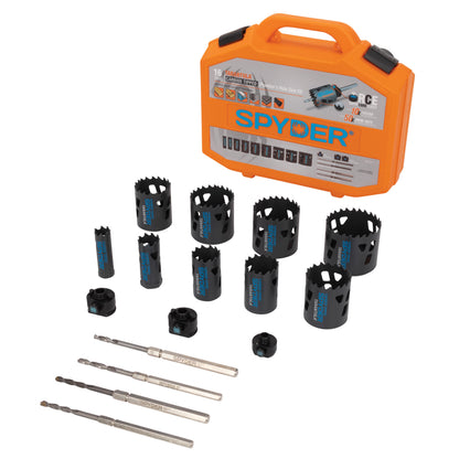16-Piece Tarantula™ Carbide-Tipped Plumbers Hole Saw Kit Rapid Core Eject® Tarantula™