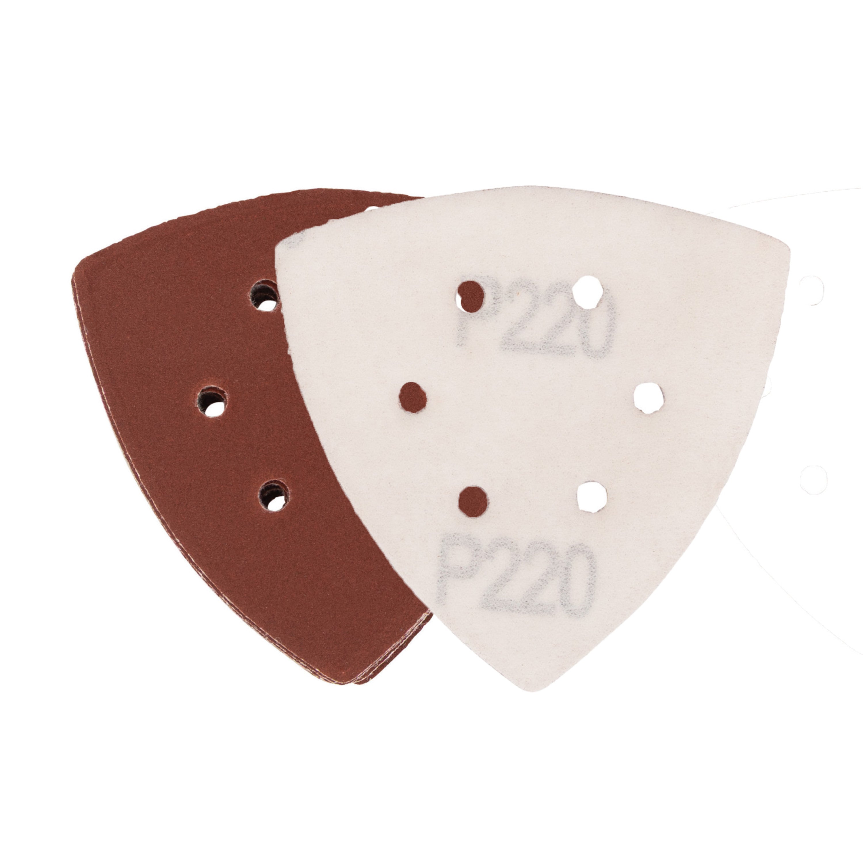 3-5/8" 220-Grit Aluminum Oxide Triangle Detail Sanding Sheets (10-Pack) Sanding