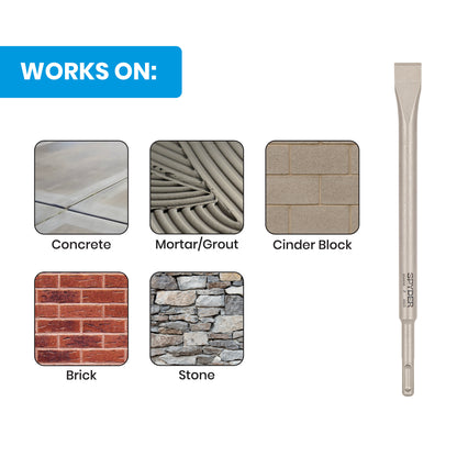 3/4" x 10" SDS-Plus Flat Chisel Bit