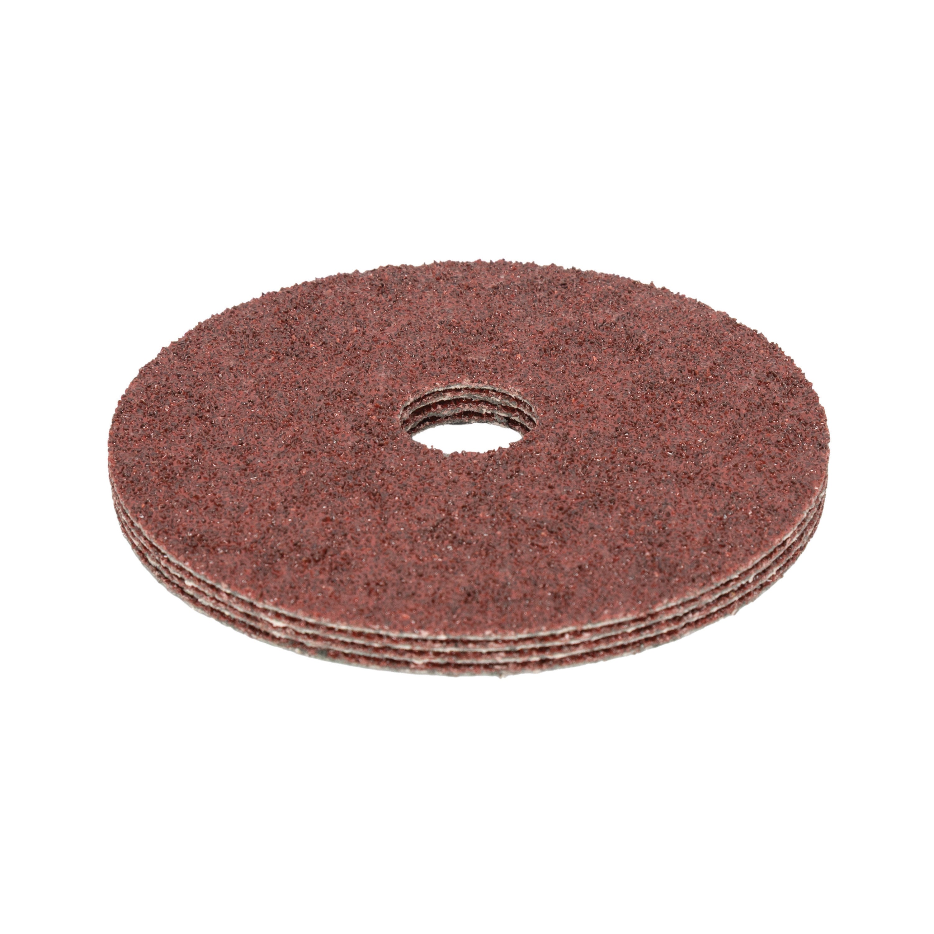 4-1/2" x 7/8" 36 Grit Aluminum Oxide Resin Fiber Sanding Discs (4-Pack)