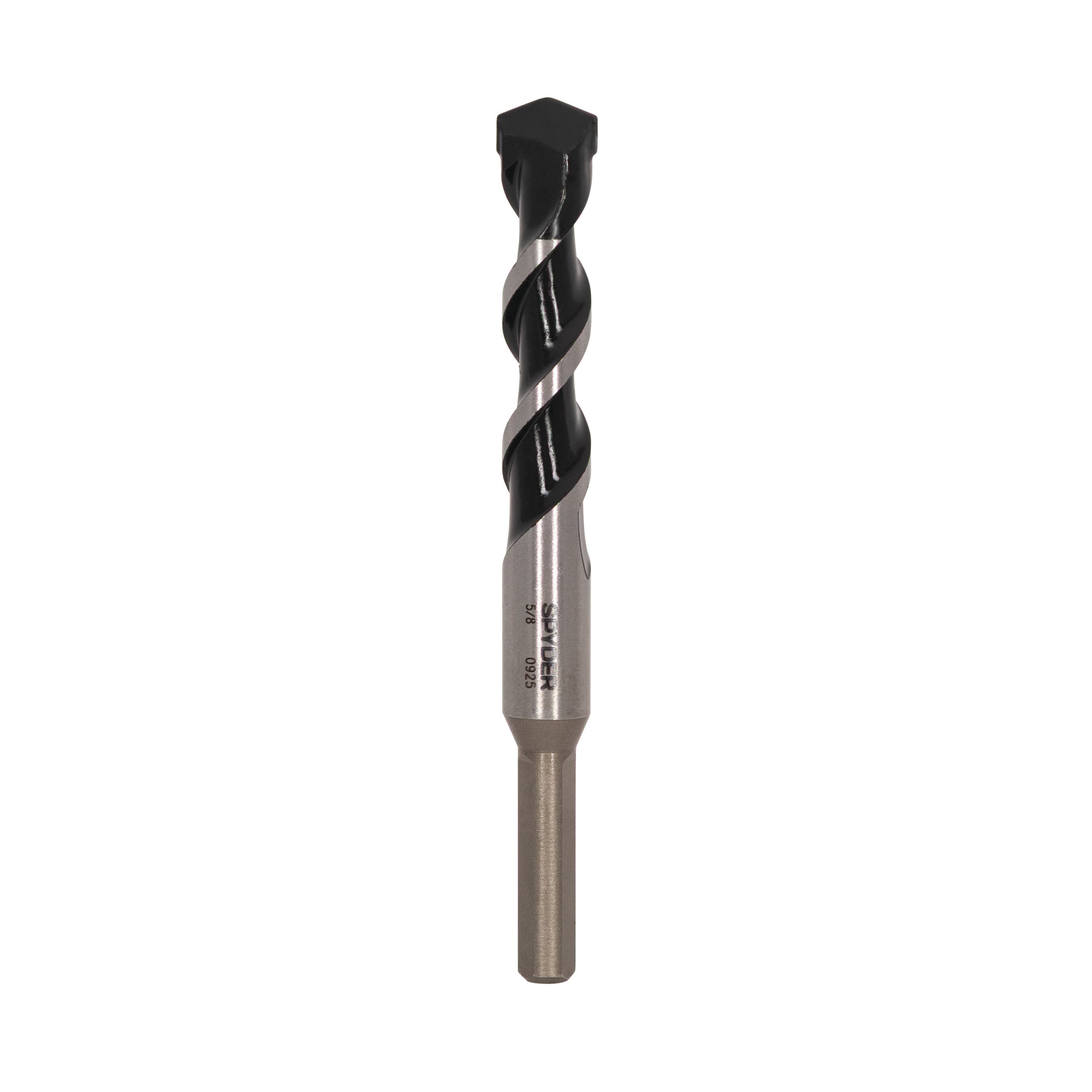 3/8" x 6" Three-Flat Grip Shank Rotary Hammer Drill Bit