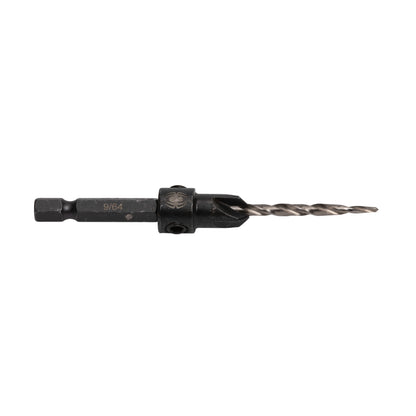 9/64" HSS Tapered Adjustable #6 Countersink Twist Drill Bit