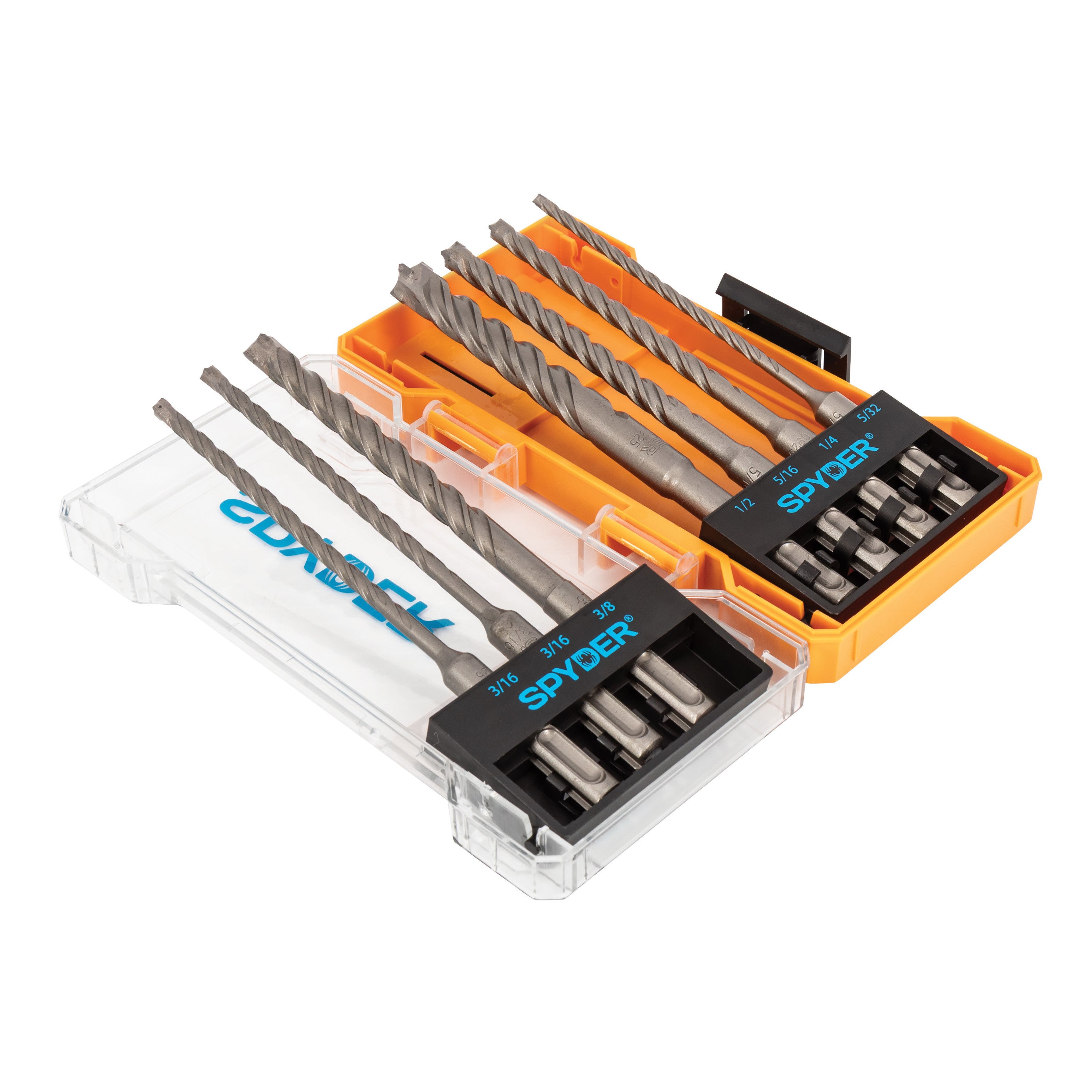 7-Piece SDS-Plus Rotary Hammer Drill Bit Set for Masonry & Concrete