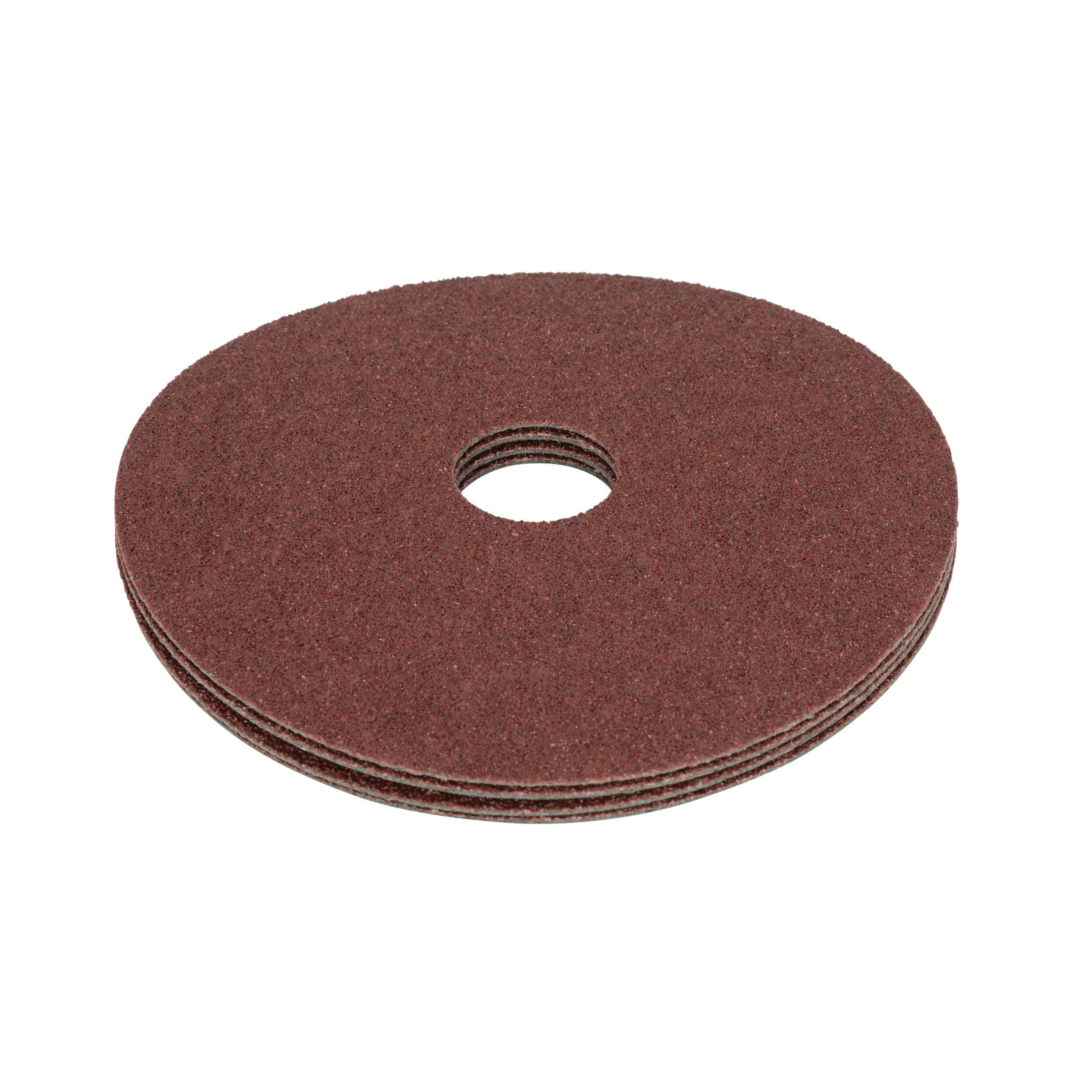 4-1/2" x 7/8" 50 Grit Aluminum Oxide Resin Fiber Sanding Discs (4-Pack)