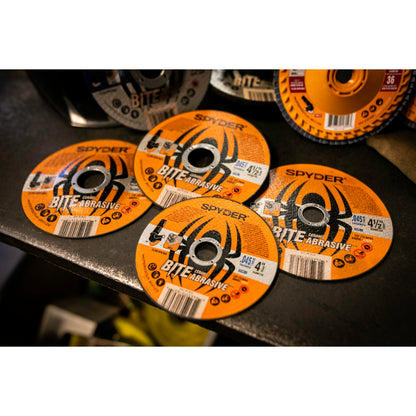 4" Bonded Ceramic Abrasive Cut-Off Wheel (Type 1, 5/8" Arbor) Bite™