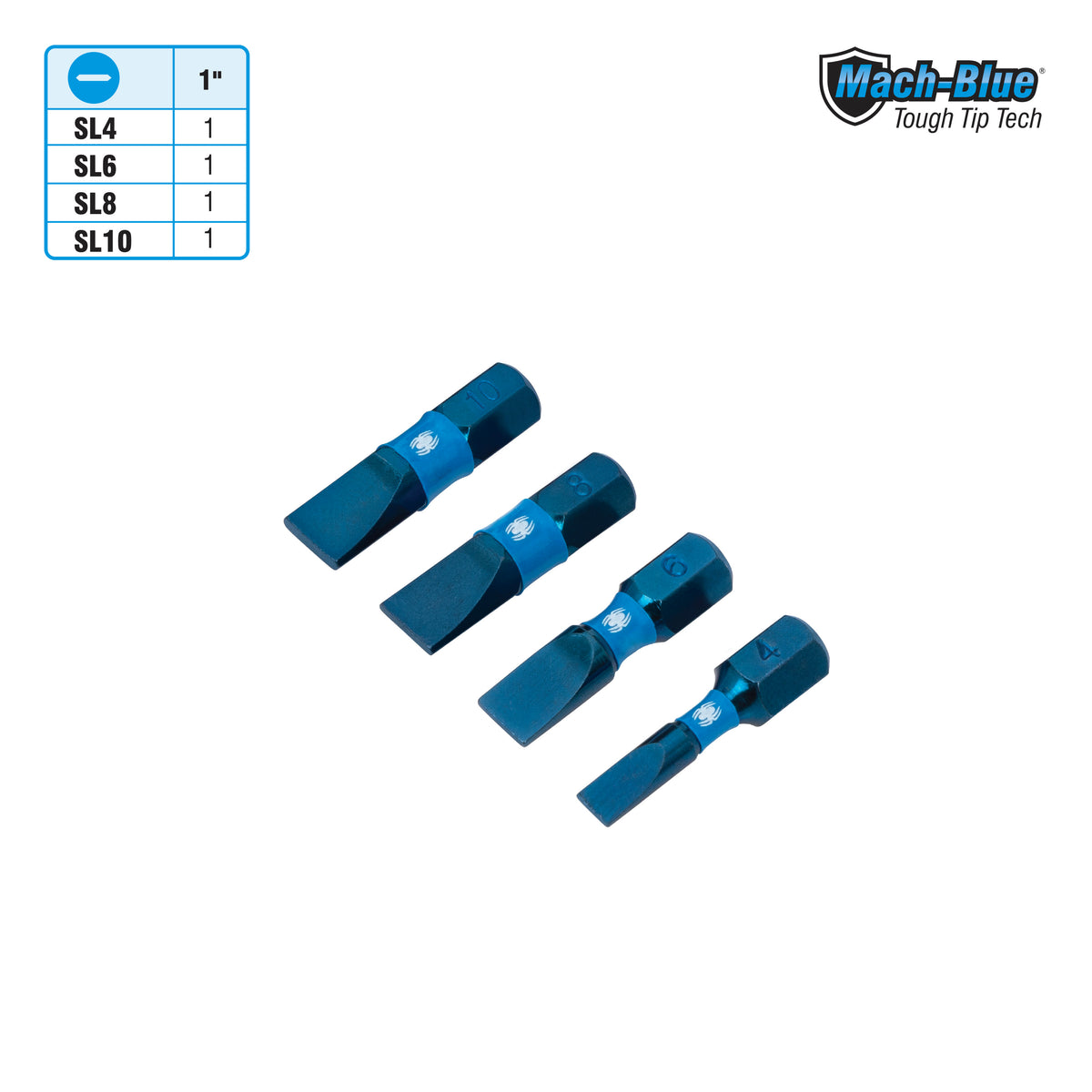 80-Piece Impact Driver Bit Set Mach-Blue®