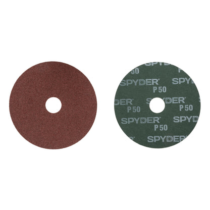 5" x 7/8" 50 Grit Aluminum Oxide Resin Fiber Sanding Discs (4-Pack)