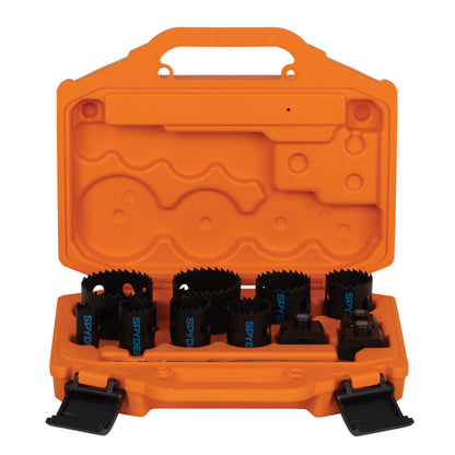 13-Piece Bi-Metal Plumbers Hole Saw Kit Rapid Core Eject® Bi-Metal