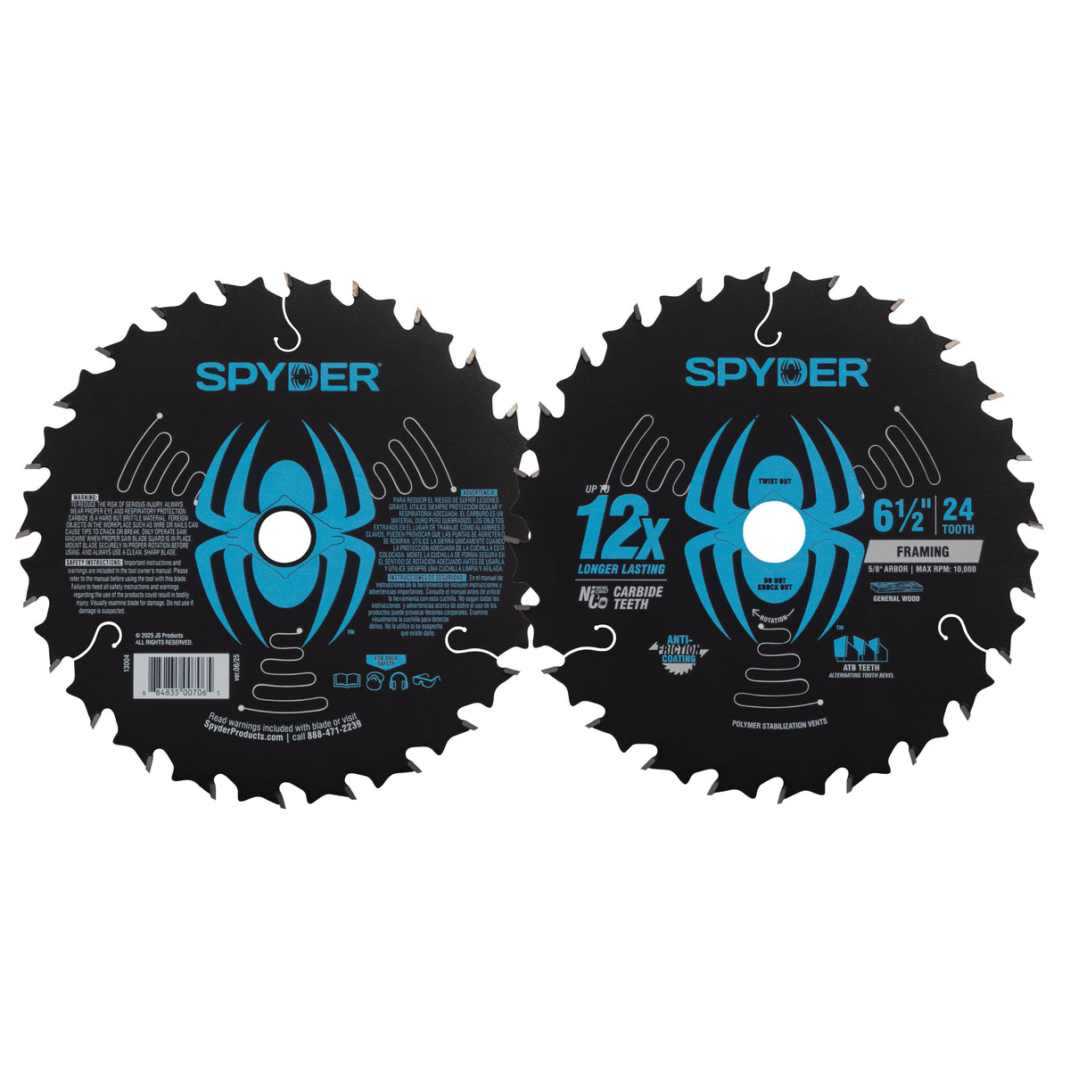 6-1/2" 24-Tooth Saw Blade for Framing