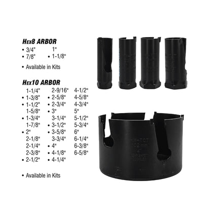 1-1/2" Tungsten Carbide Tipped (TCT) Non-Arbored Hole Saw Rapid Core Eject™