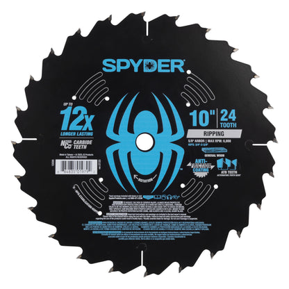 10" 24-Tooth Ripping Saw Blade for Wood