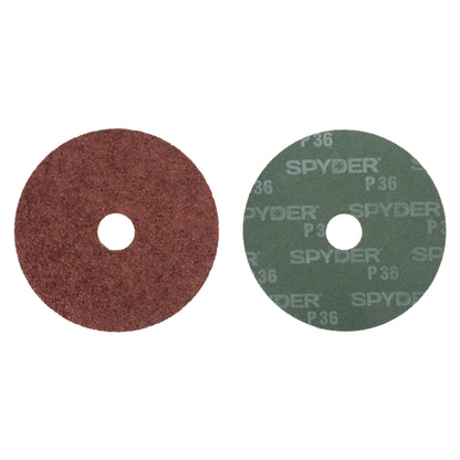 5" x 7/8" 36 Grit Aluminum Oxide Resin Fiber Sanding Discs (4-Pack)