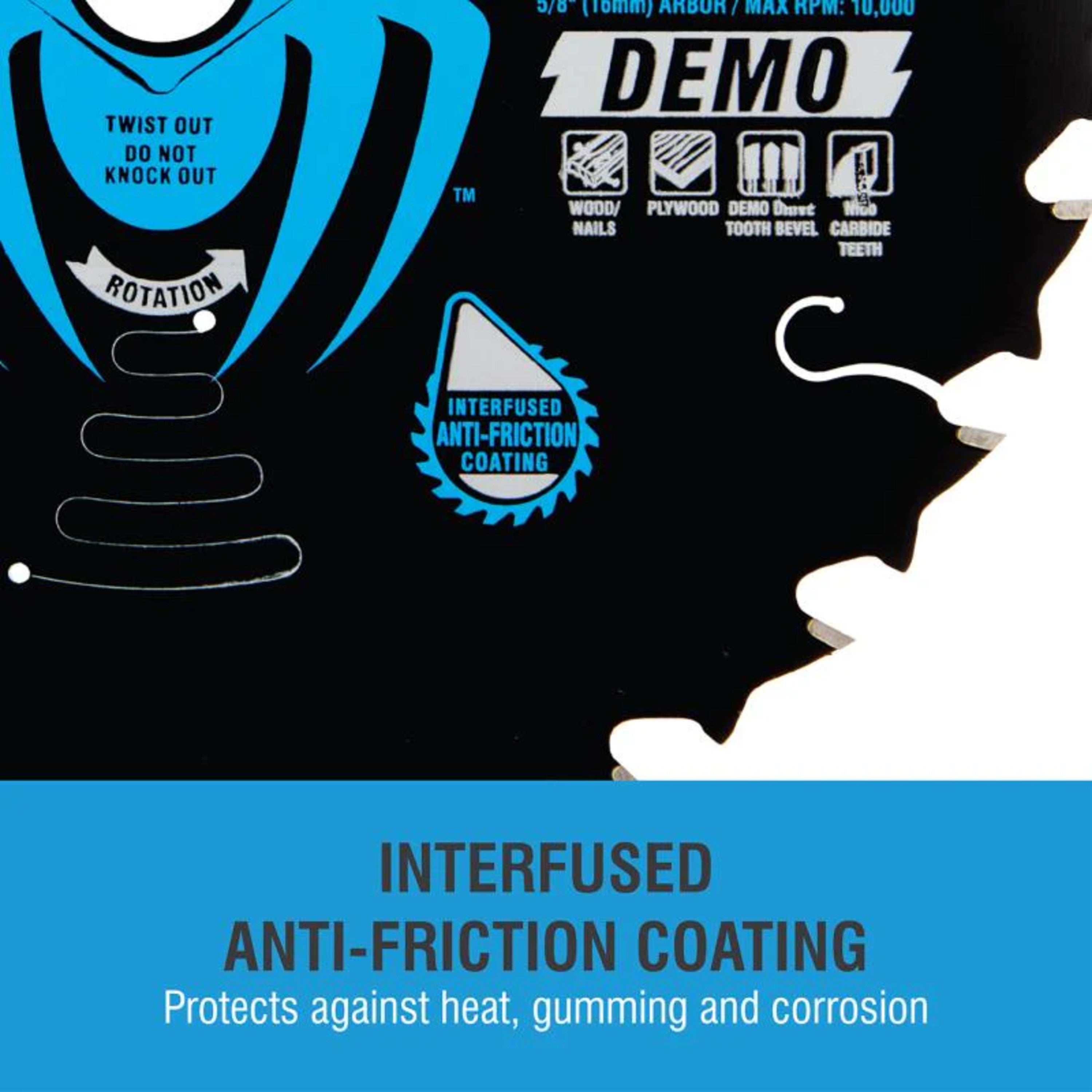 10" 40-Tooth Saw Blade for Framing