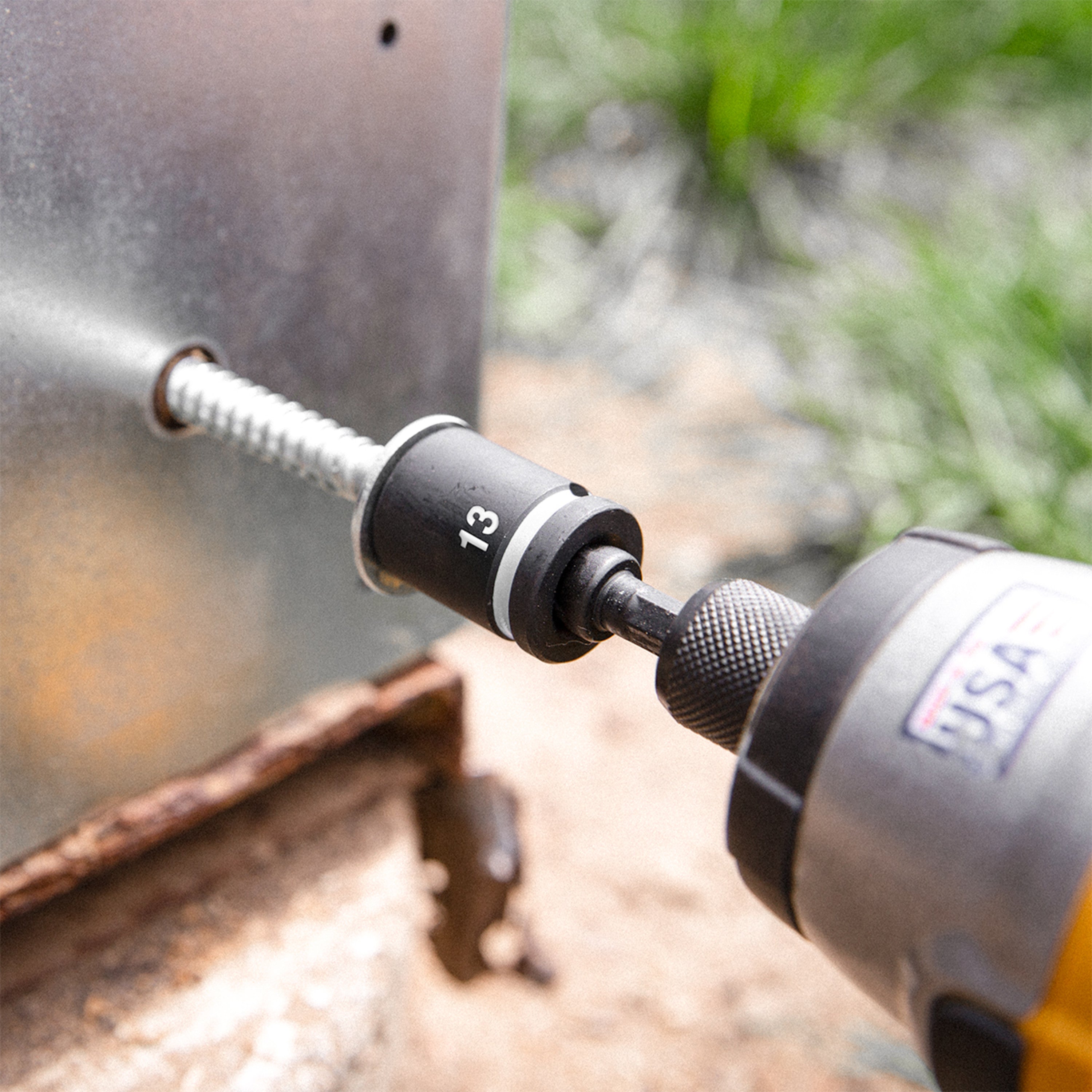 8-Piece 1/4 & 3/8" Drive SAE Flip Socket Set with 3" Impact Extension & 2 Impact Adapters