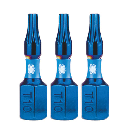 1" T10 Torx Impact Driver Bit (3-Pack) Mach-Blue®