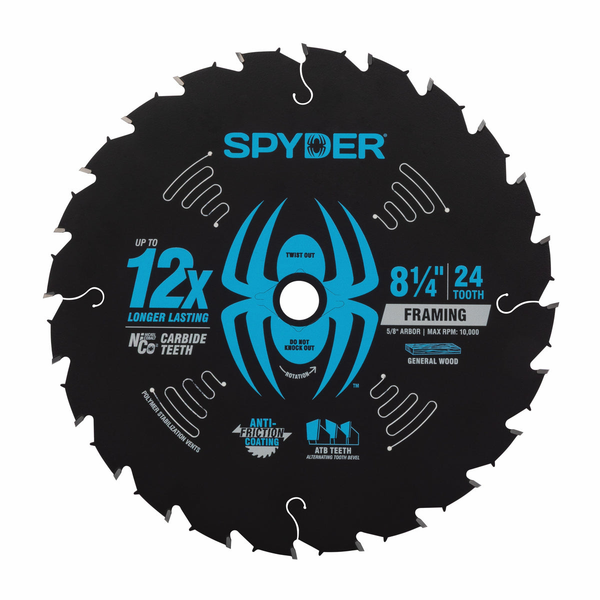 8-1/4" 24-Tooth Saw Blade for Framing