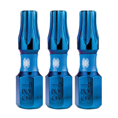 1" T25 Torx Impact Driver Bit (3-Pack) Mach-Blue®