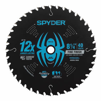 8-1/4" 40-Tooth Fine Finish Saw Blade for Wood