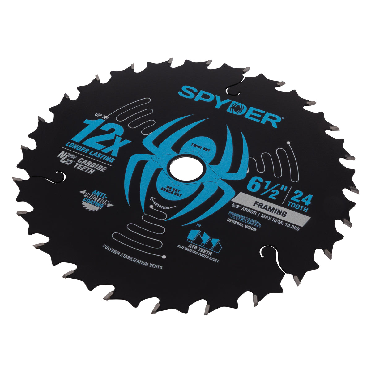 6-1/2" 24-Tooth Saw Blade for Framing