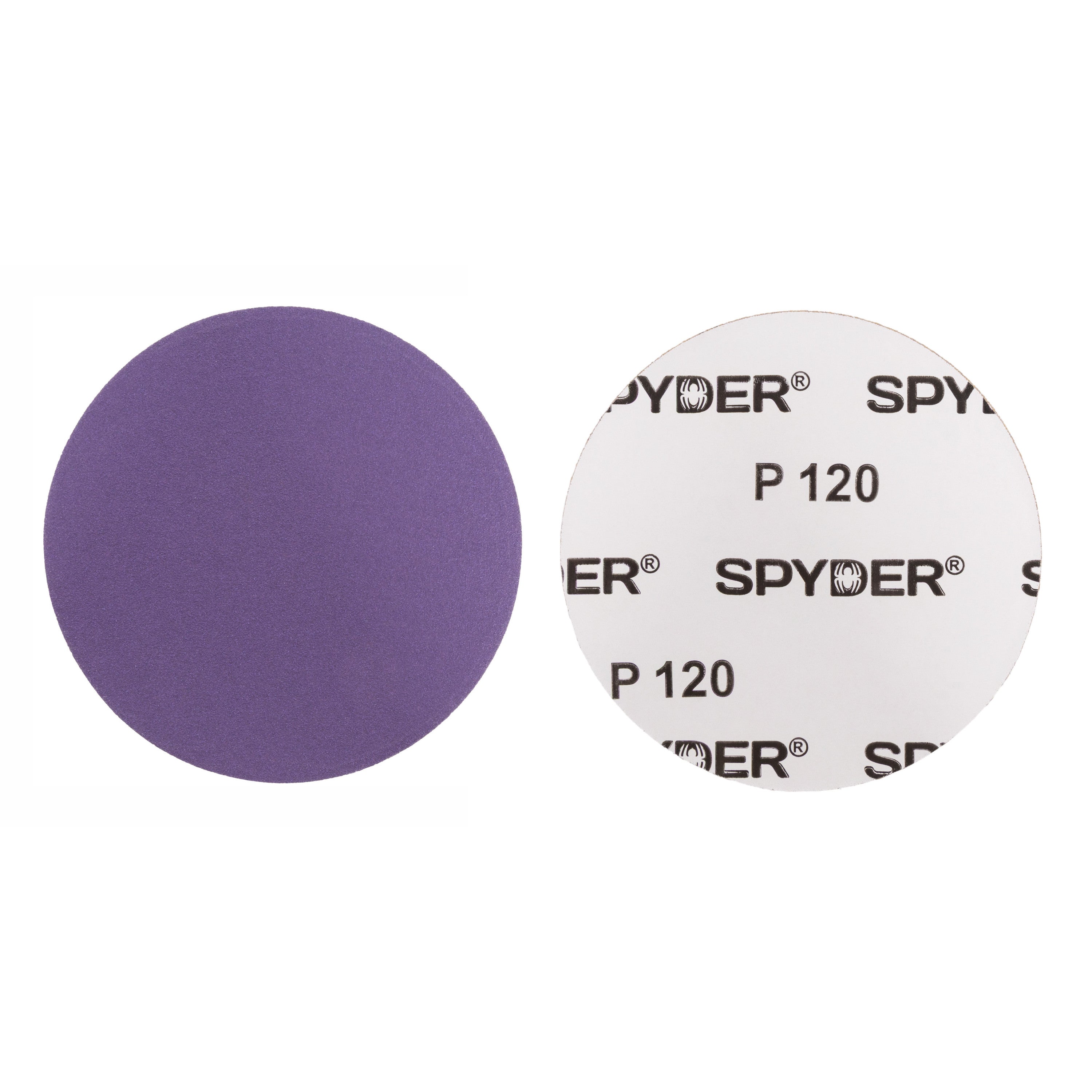 5" x No Hole 120 Grit Ceramic Pressure Sensitive Adhesive with Stearate Sanding Discs (10-Pack)