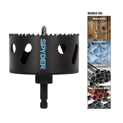 4" Bi-Metal Arbored Hole Saw Bi-Metal