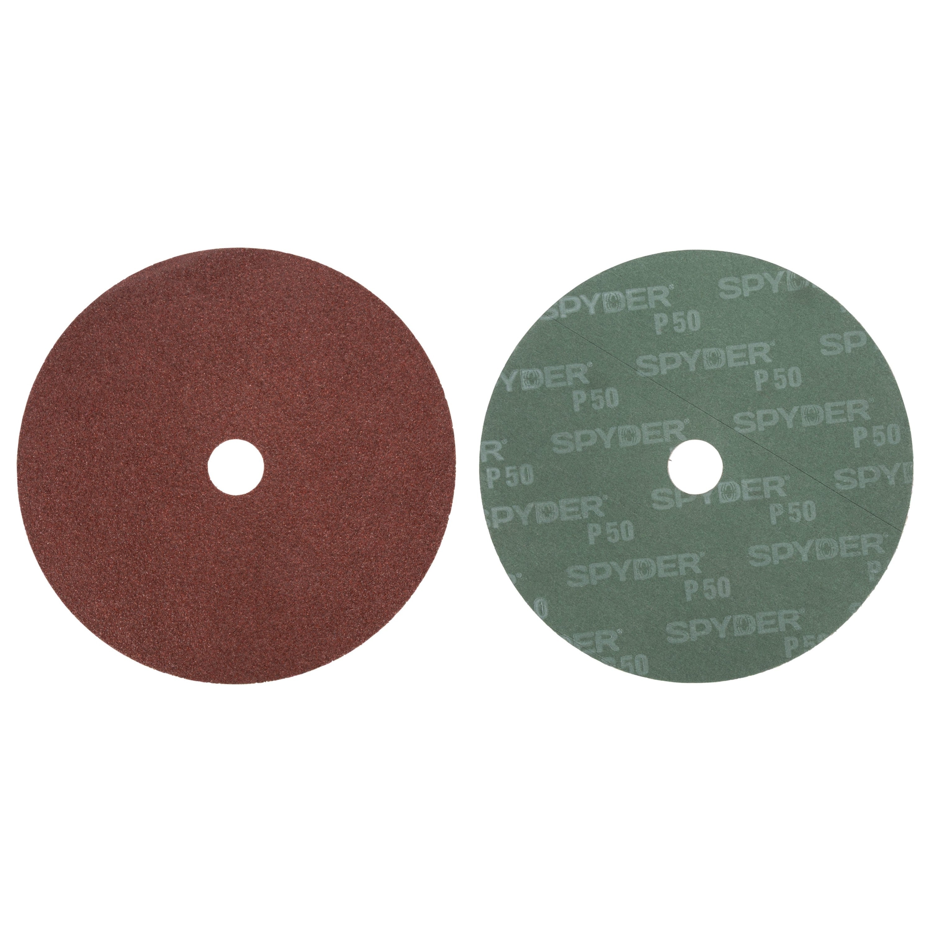 7" x 7/8" 50 Grit Aluminum Oxide Resin Fiber Sanding Discs (2-Pack)