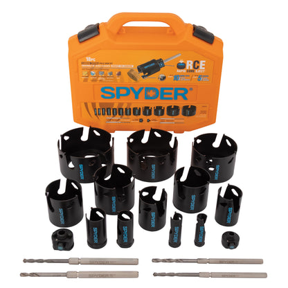 18-Piece Tungsten Carbide Tipped (TCT) Hole Saw Kit Rapid Core Eject®