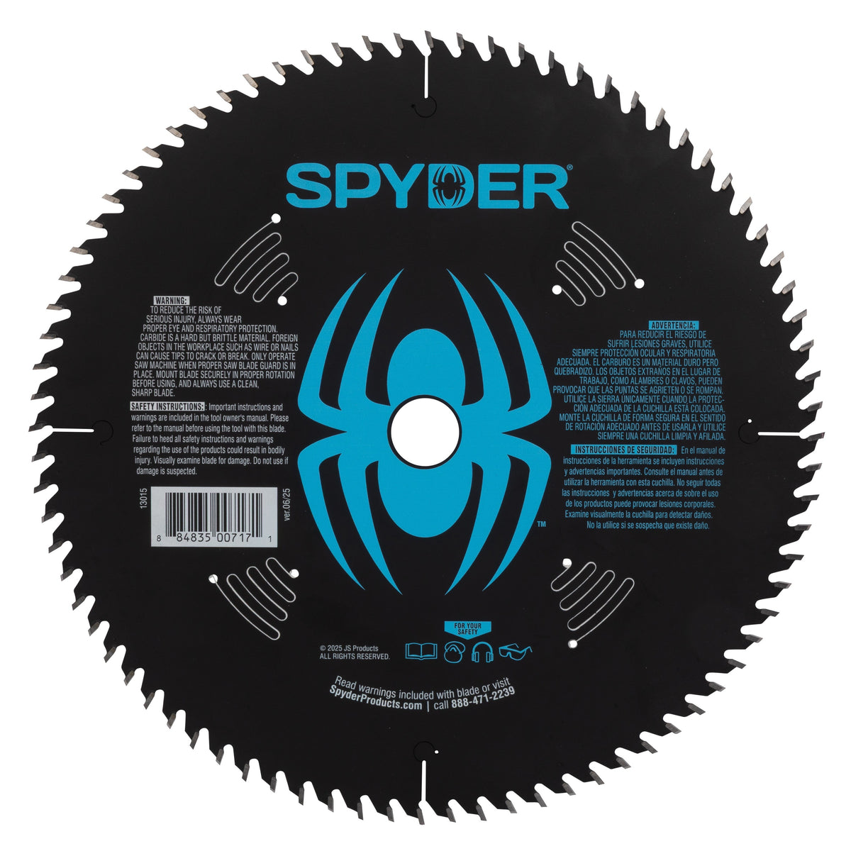 12" 80-Tooth Ultra Fine Finish Saw Blade for Wood