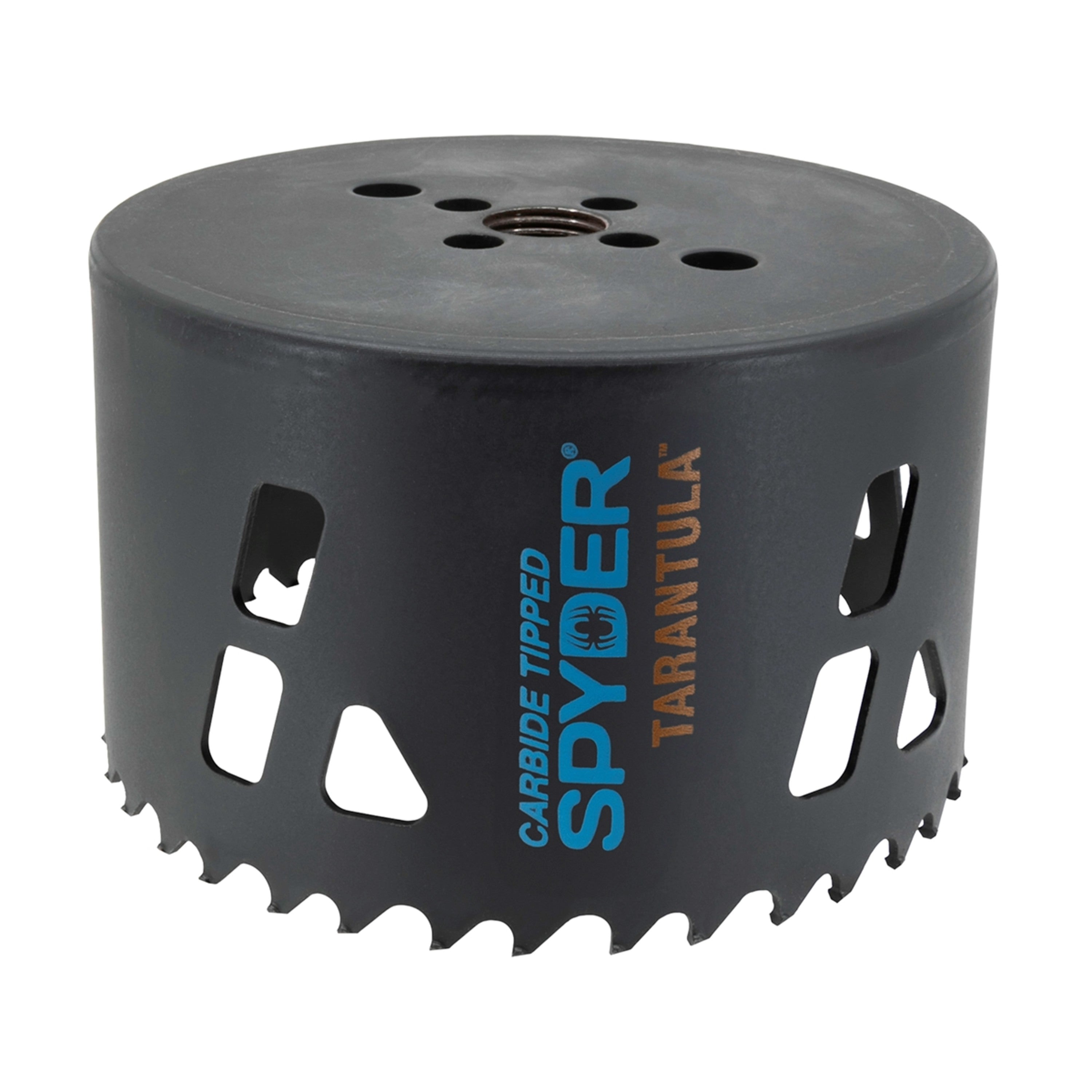 Sierra de corona para cortar metal y madera con punta de carburo Rapid Core Eject™ Tarantula™ de 4-1/4"