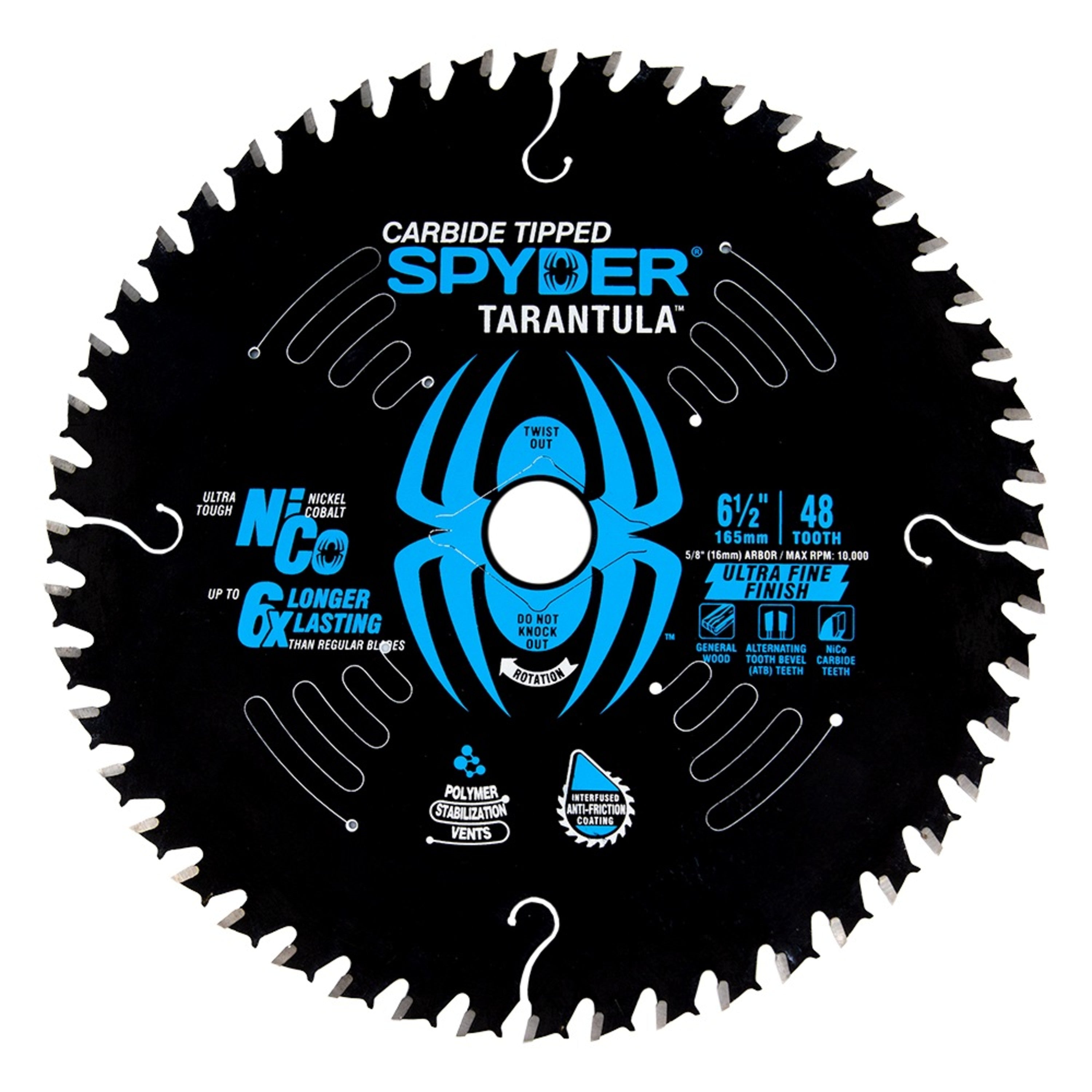 6-1/2" 48-Tooth TCT Ultra Fine Circular Saw Blade Tarantula™