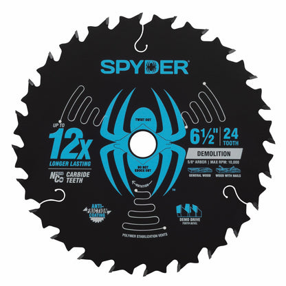 6-1/2" 24-Tooth Saw Blade for Demolition