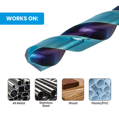 27/64"  Hex Shank Drill Bit Mach-Blue®