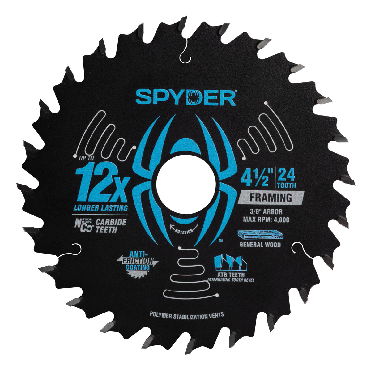 4-1/2" 24-Tooth Saw Blade for Framing