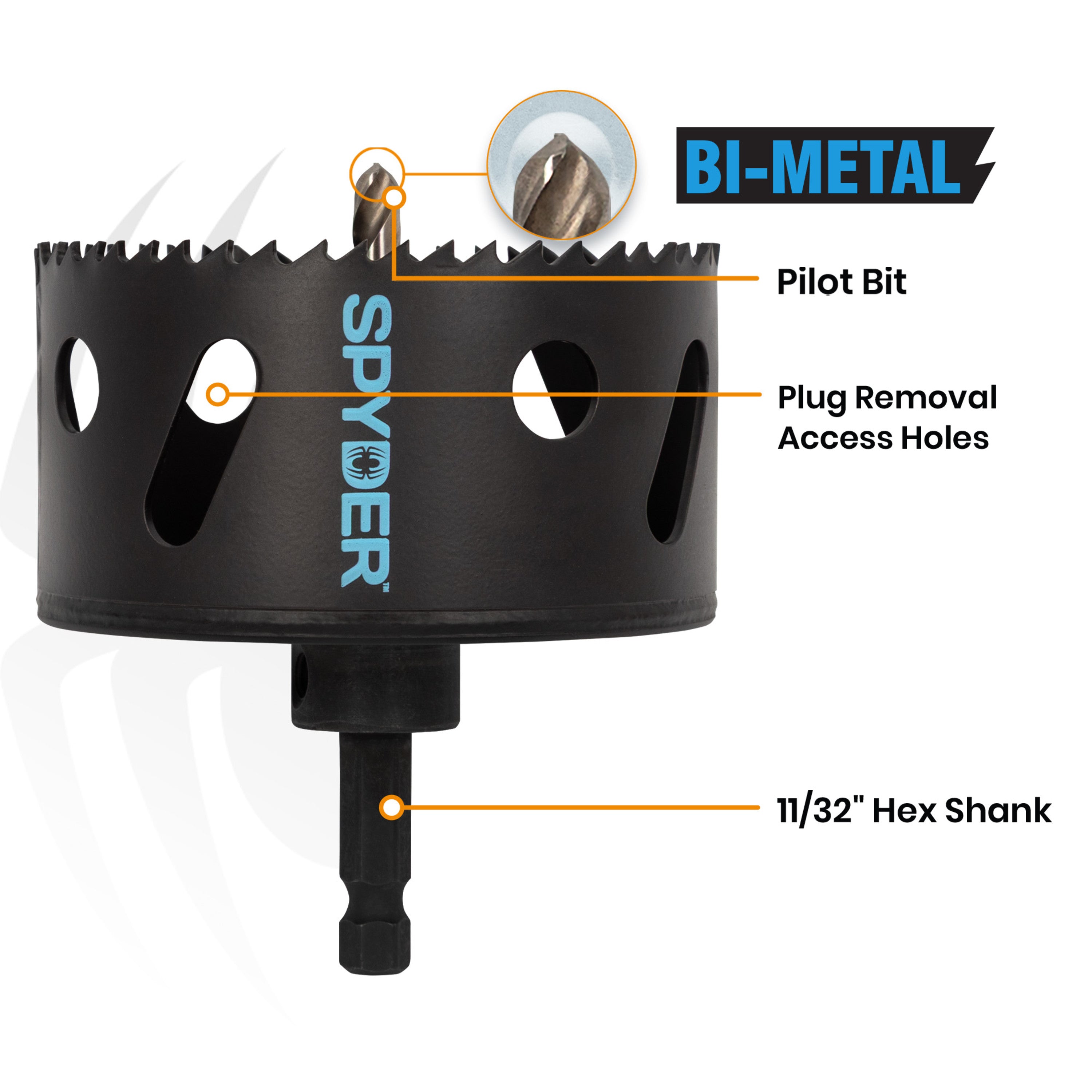 4-1/2" Bi-Metal Arbored Hole Saw