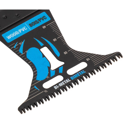 2-1/2" Universal Fit Bi-Metal Oscillating Blade for Clean Wood & PVC