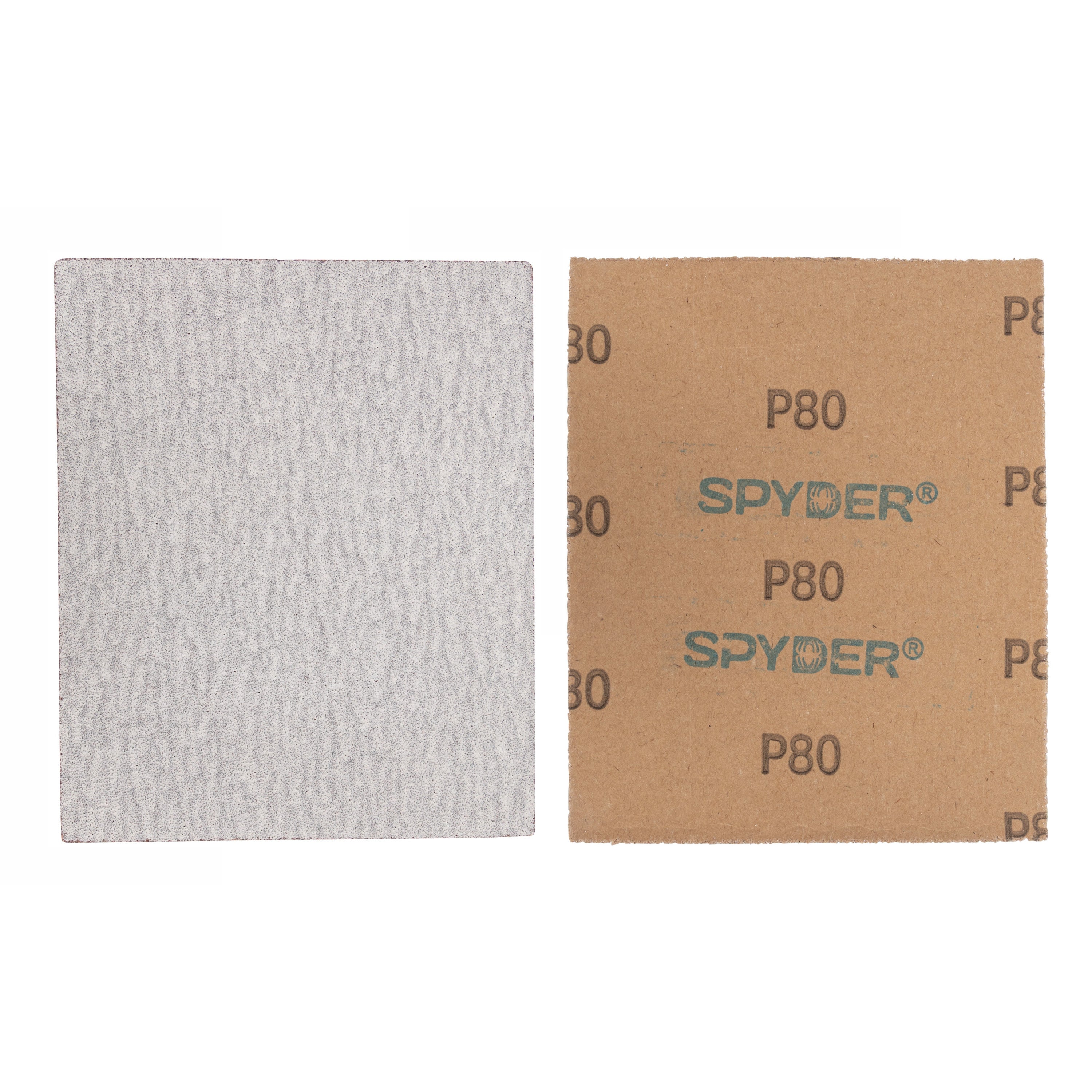4.5" x 5.5" 80 Grit Aluminum Oxide Sanding Sheets (20-Pack)
