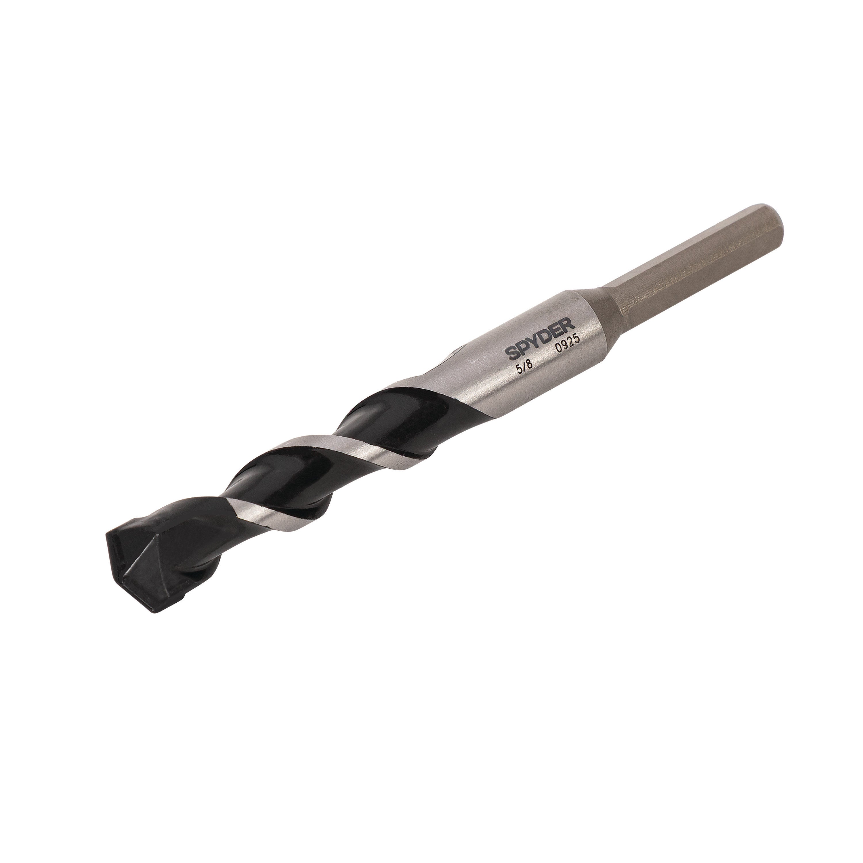 3/8" x 6" Three-Flat Grip Shank Rotary Hammer Drill Bit