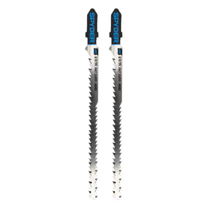 Double-Sided 8/10-TPI T-Shank High-Carbon Steel Jig Saw Blades (2-Pack) Double-Sided