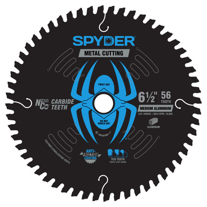 6-1/2" 56-Tooth Saw Blade for Medium Aluminum