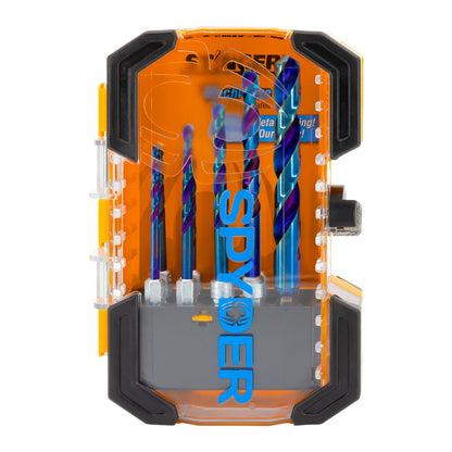10-Piece Assorted HSS Twist Drill Bit Set Mach-Blue®
